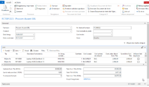 Dynamics NAV (Navision) - Factură cumpărare multiple mijloace fixe